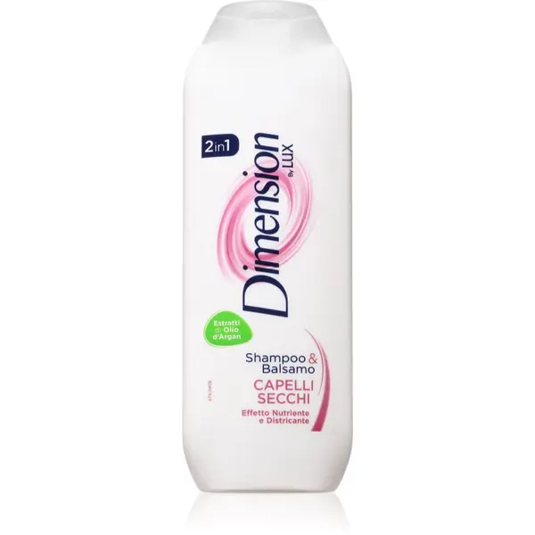 Dimension by Lux Dimension by Lux 2in1 šampon in balzam 2 v1 za suhe lase 250 ml