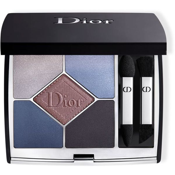 DIOR DIOR Diorshow 5 Couleurs Couture Velvet Limited Edition paleta senčil za oči odtenek 189 Blue Velvet 7 g