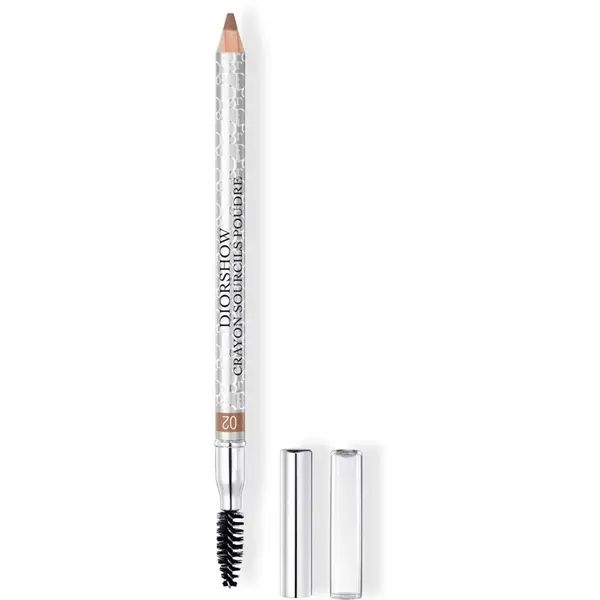 DIOR DIOR Diorshow Crayon Sourcils Poudre vodoodporen svinčnik za obrvi odtenek 02 Chestnut 1.19 g