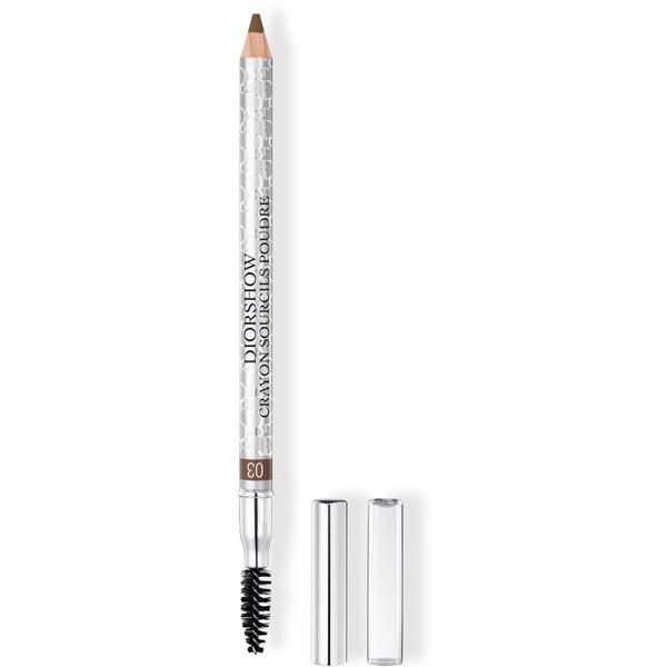 DIOR DIOR Diorshow Crayon Sourcils Poudre vodoodporen svinčnik za obrvi odtenek 03 Brown 1,19 g