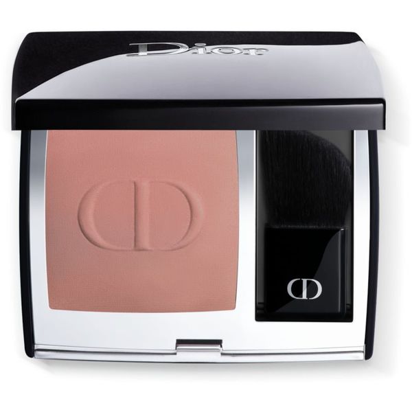 DIOR DIOR Rouge Blush kompaktno rdečilo s čopičem in ogledalom odtenek 100 Nude Look (Matte) 6 g