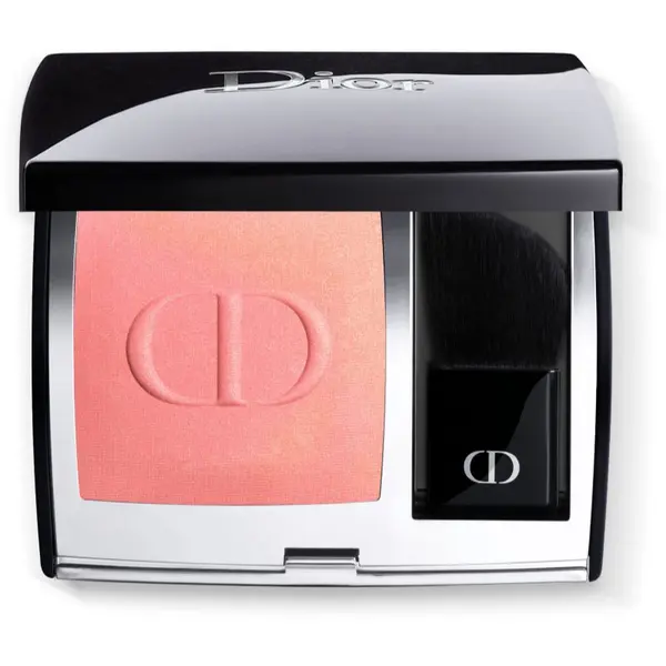 DIOR DIOR Rouge Blush kompaktno rdečilo s čopičem in ogledalom odtenek 219 Rose Montaigne (Shimmer) 6.7 g