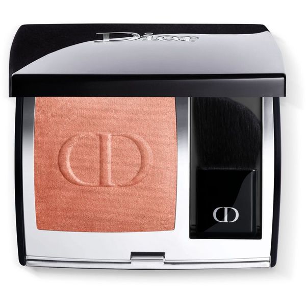 DIOR DIOR Rouge Blush kompaktno rdečilo s čopičem in ogledalom odtenek 959 Charnelle (Satin) 6,4 g