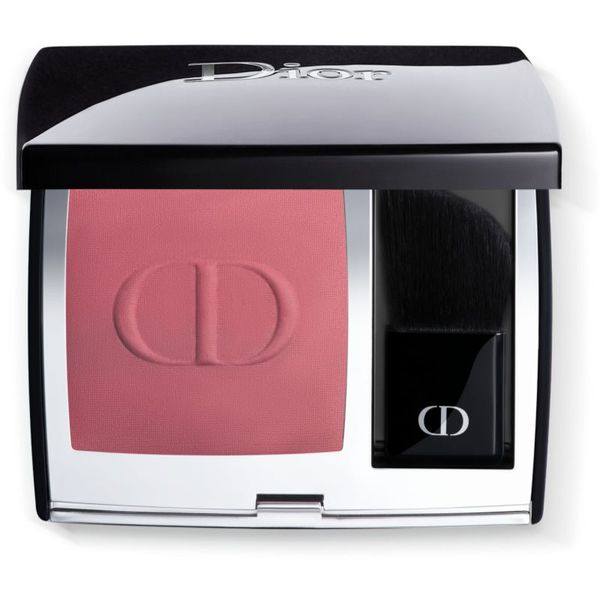 DIOR DIOR Rouge Blush kompaktno rdečilo s čopičem in ogledalom odtenek 962 Poison (Matte) 6 g