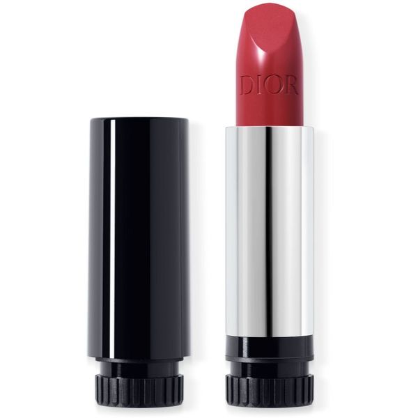 DIOR DIOR Rouge Dior The Refill dolgoobstojna šminka nadomestno polnilo odtenek 525 Chérie Satin 3,5 g