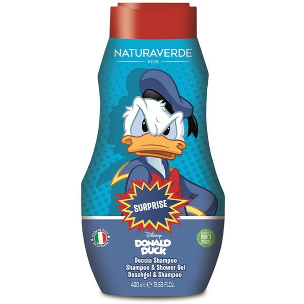 Disney Disney Classics Donald Duck Shampoo and Shower Gel gel za prhanje za otroke s presenečenjem 400 ml
