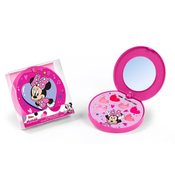 Disney Disney Minnie Lip Gloss Set set sijajev za ustnice z ogledalom in aplikatorjem 1 kos