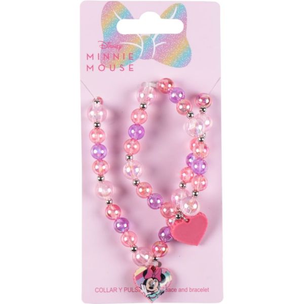 Disney Disney Minnie Necklace and Bracelet set za otroke 2 kos