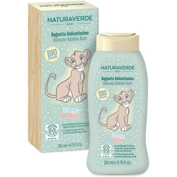 Disney Disney Naturaverde Baby Delicate Bubble Bath pena za kopel za otroke od rojstva 200 ml