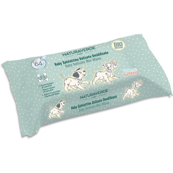 Disney Disney Naturaverde Baby Delicate Wet Wipes vlažni robčki za otroke 64 kos