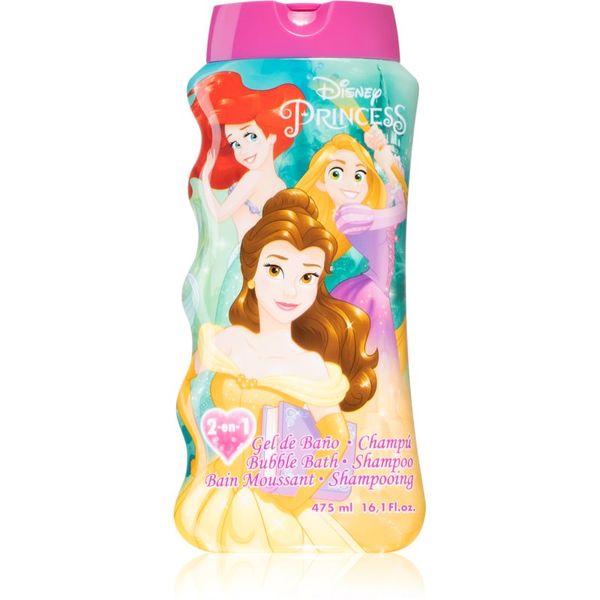 Disney Disney Princess Bubble Bath and Shampoo gel za prhanje in kopanje za otroke 475 ml