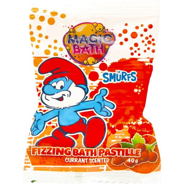 Disney Disney Smurfs barvne šumeče tablete za v kopel Currant 1 kos