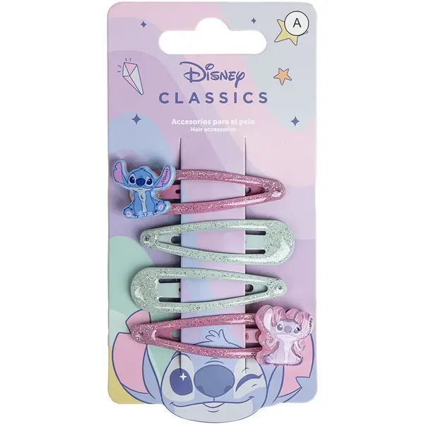 Disney Disney Stitch Hair Accessories sponke za lase za otroke 4 kos
