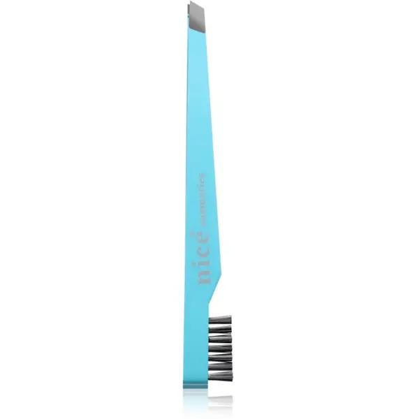 Diva & Nice Cosmetics Diva & Nice Cosmetics Accessories pinceta poševna s krtačko Turquoise 1 kos
