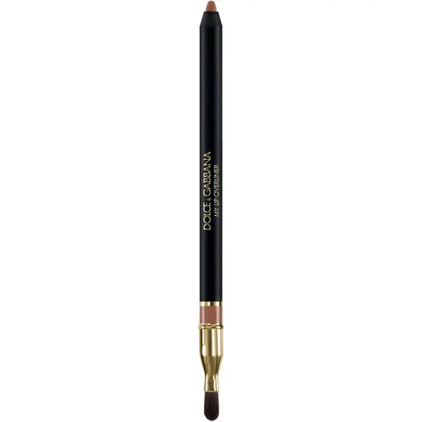 Dolce&Gabbana Dolce&Gabbana Classic My Lip Overliner svinčnik za ustnice s čopičem odtenek 02 My Brownie Nude - Soft Brown Nude 1.2 g