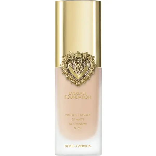 Dolce&Gabbana Dolce&Gabbana Flawless Everlast Foundation intenzivni prekrivni tekoči puder z dolgoobstojnim učinkom SPF 20 odtenek 07N Light 27 ml