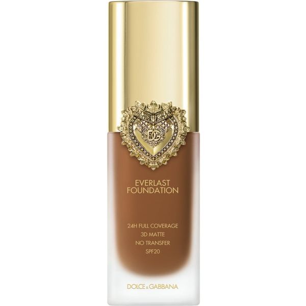 Dolce&Gabbana Dolce&Gabbana Flawless Everlast Foundation intenzivni prekrivni tekoči puder z dolgoobstojnim učinkom SPF 20 odtenek 32W MEDIUM DEEP 27 ml