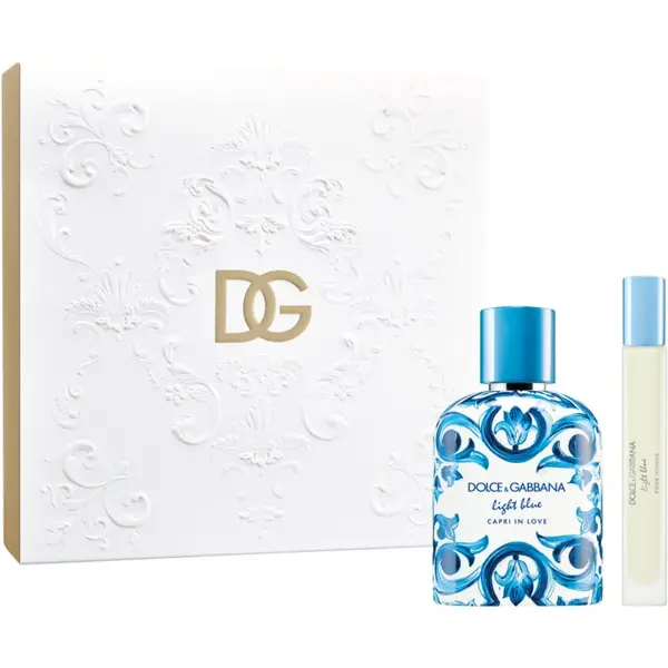 Dolce&Gabbana Dolce&Gabbana Light Blue Capri In Love Pour Homme Gift Set darilni set za moške