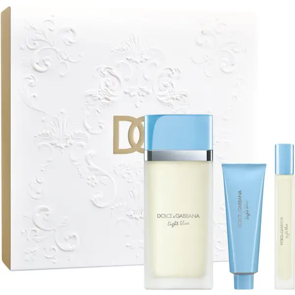 Dolce&Gabbana Dolce&Gabbana Light Blue EDT Trio Gift Set darilni set za ženske