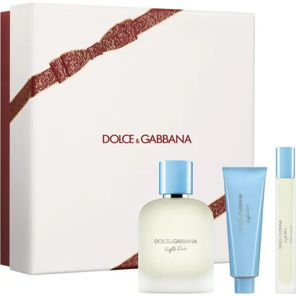 Dolce&Gabbana Dolce&Gabbana Light Blue Pour Homme EDT Trio Gift Set darilni set za moške