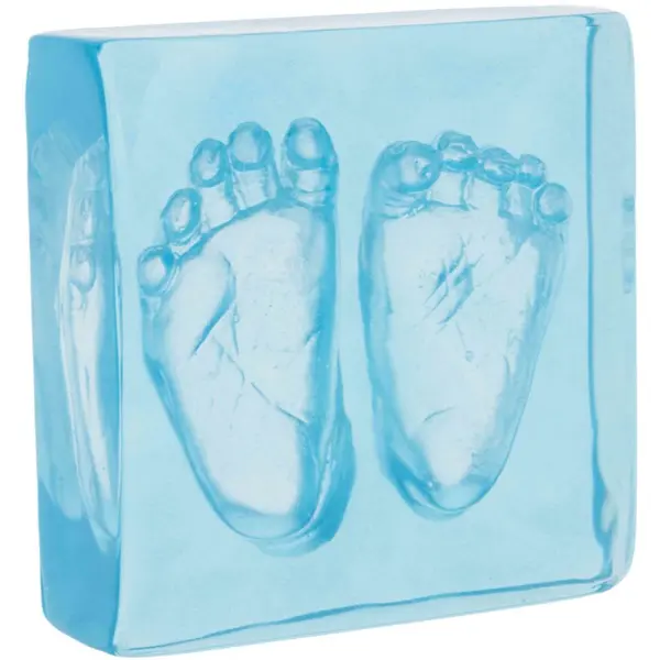 Dooky Dooky Crystal Memories DeLuxe 3D Frame Handprint & Footprint set za odtis dojenčkovih dlani in stopal 1 kos
