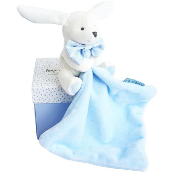 Doudou Doudou Gift Set Blue Rabbit darilni set za otroke od rojstva 1 kos