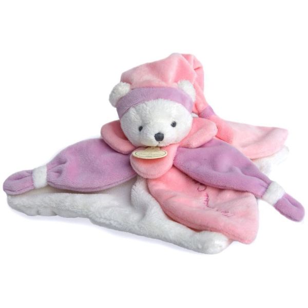 Doudou Doudou Gift Set Cuddle Cloth ninica Pink Bear 1 kos