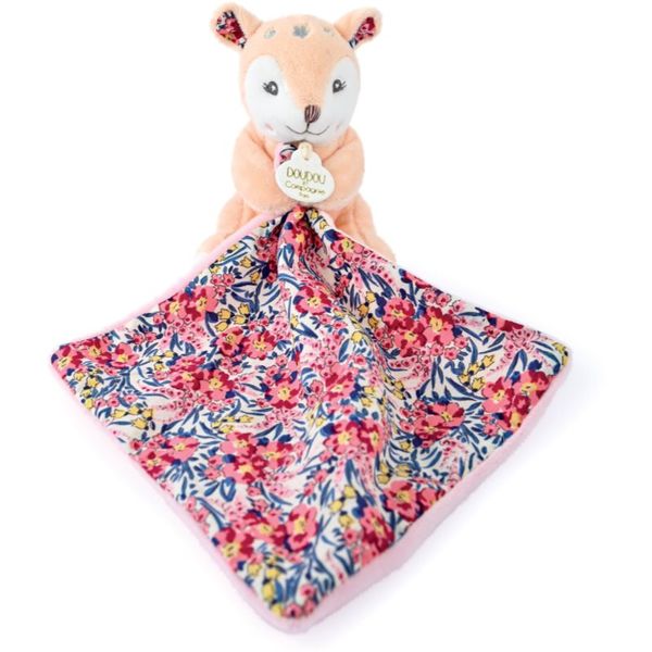 Doudou Doudou Gift Set Soft Toy with Blanket plišasta igrača za otroke od rojstva Deer 1 kos