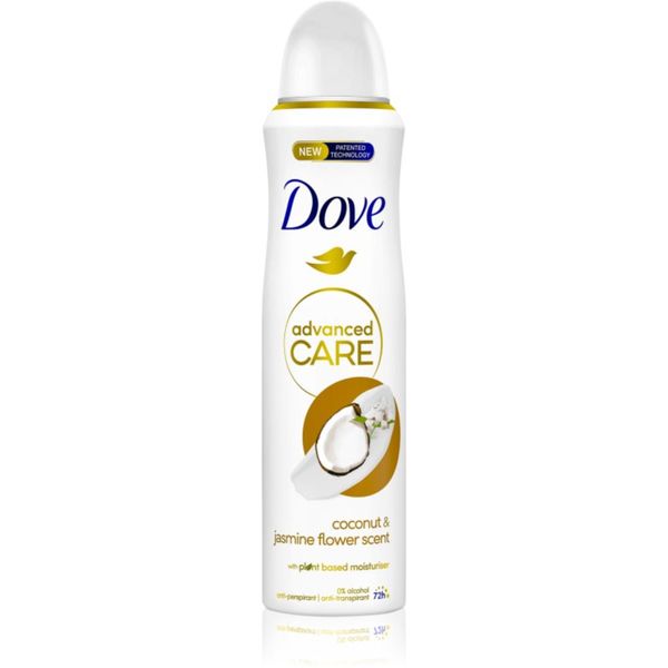 Dove Dove Advanced Care Antiperspirant antiperspirant v pršilu 72 ur Coconut & Jamine Flower 150 ml