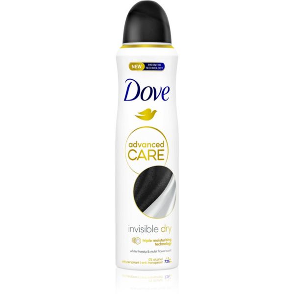 Dove Dove Advanced Care Antiperspirant antiperspirant v pršilu 72 ur Invisible Dry 150 ml