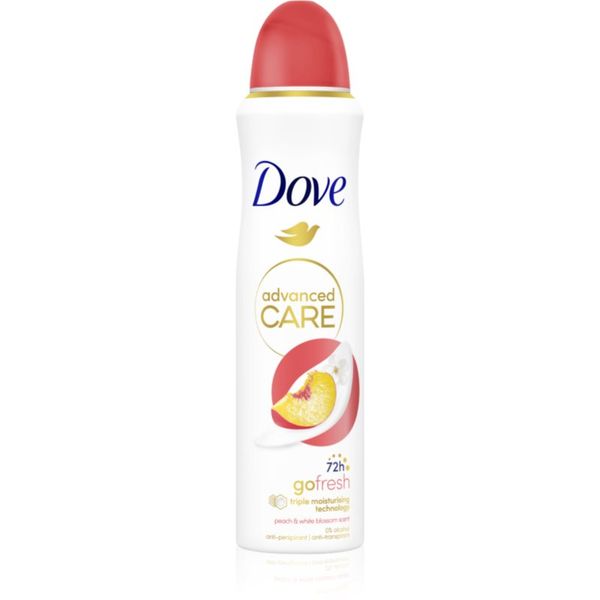 Dove Dove Advanced Care Antiperspirant antiperspirant v pršilu 72 ur Peach & White Blossom 150 ml