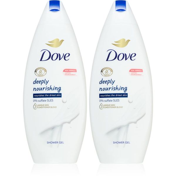 Dove Dove Advanced Care Deeply Nourishing hranilni gel za prhanje (ugodno pakiranje)