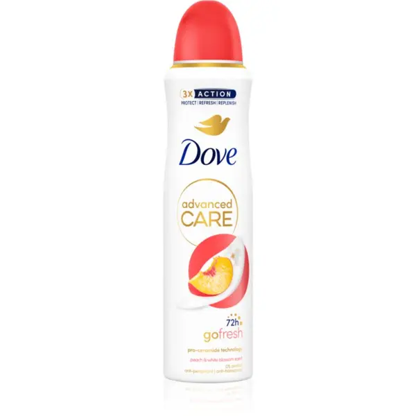 Dove Dove Advanced Care Go Fresh Peach & White Blossom dezodorant pršilo 150 ml