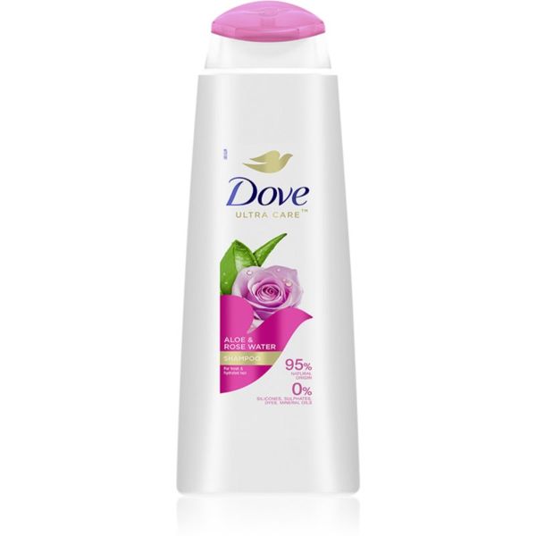 Dove Dove Aloe & Rose Water šampon za hidracijo in sijaj 400 ml