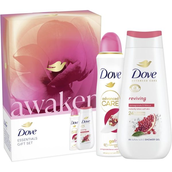 Dove Dove Awaken darilni set Go Fresh Pomegranate & Lemon Verbena (za telo)