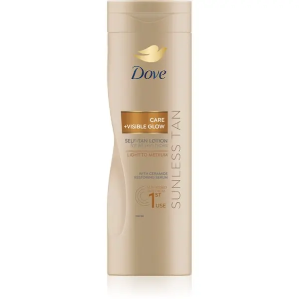 Dove Dove Care&Glow Sunless Tan samoporjavitveni losjon odtenek Fair 400 ml