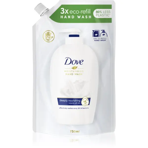 Dove Dove Deeply Nourishing tekoče milo nadomestno polnilo 750 ml