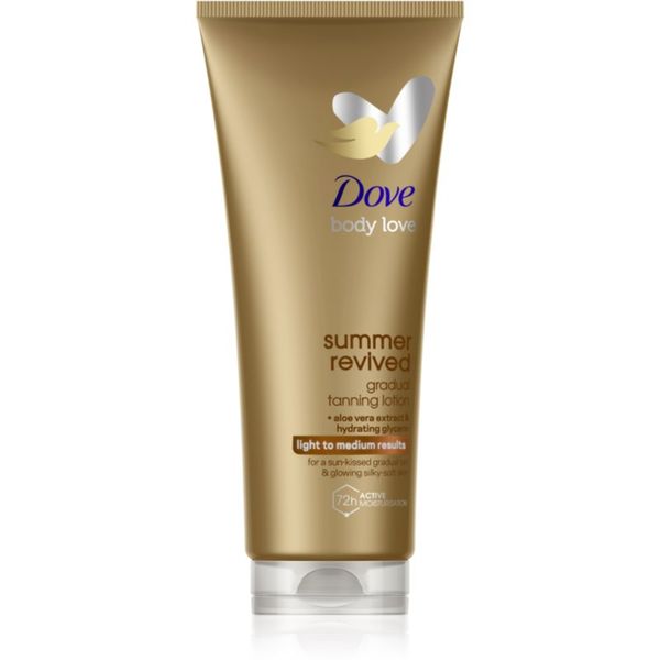 Dove Dove DermaSpa Summer Revived samoporjavitveni losjon za telo odtenek Light to Medium 200 ml