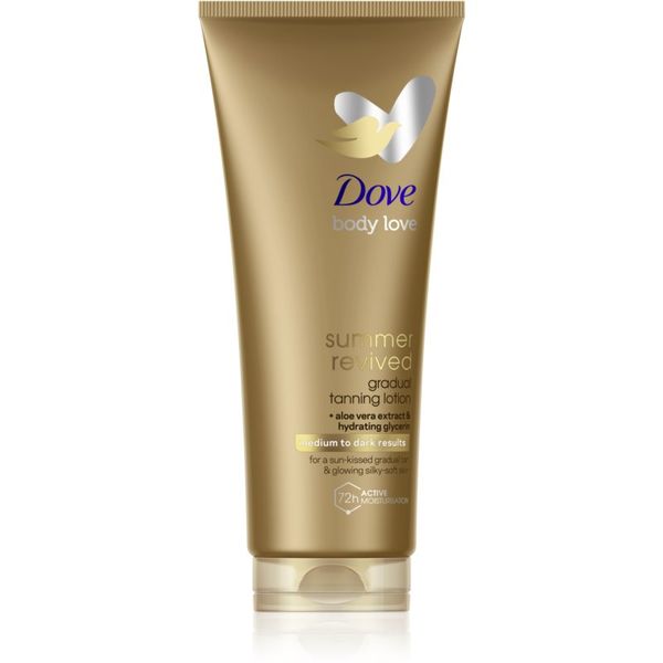 Dove Dove DermaSpa Summer Revived samoporjavitveni losjon za telo odtenek Medium to Dark 200 ml