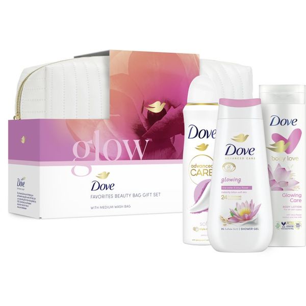 Dove Dove Glow darilni set (za telo)