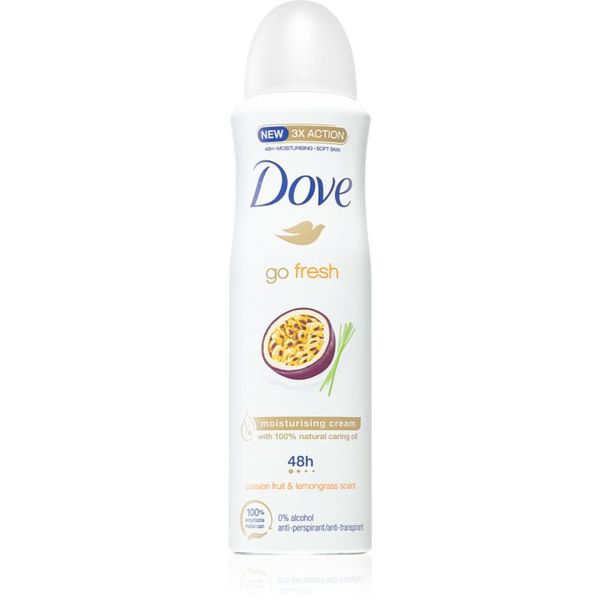 Dove Dove Go Fresh Antiperspirant antiperspirant v pršilu Passion Fruit & Lemongrass 150 ml