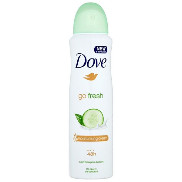 Dove Dove Go Fresh Fresh Touch antiperspirant 48 ur kumara in zeleni čaj 150 ml
