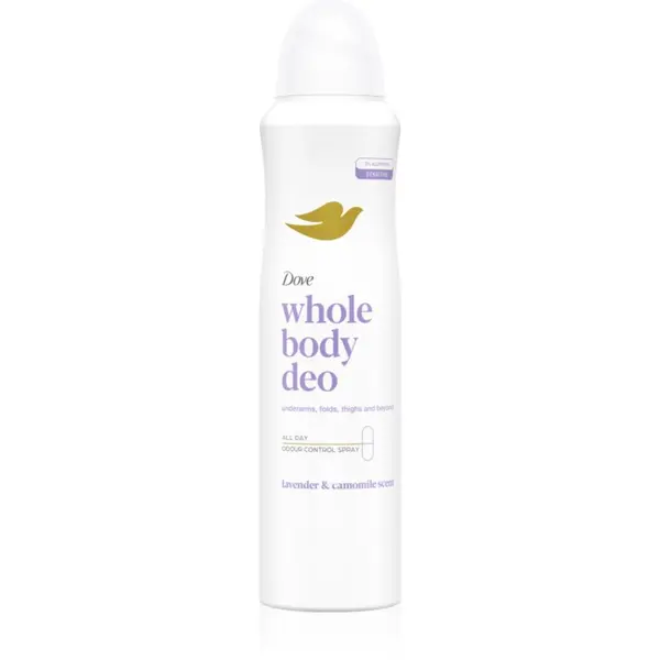 Dove Dove Lavender & Chamomile deodorant v pršilu za telo 150 ml