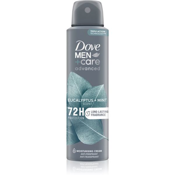 Dove Dove Men+Care Advanced antiperspirant v pršilu 72 ur Eucalyptus & Mint 150 ml