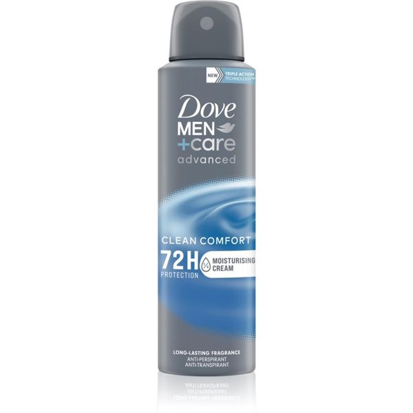 Dove Dove Men+Care Advanced antiperspirant v pršilu za moške Clean Comfort 150 ml
