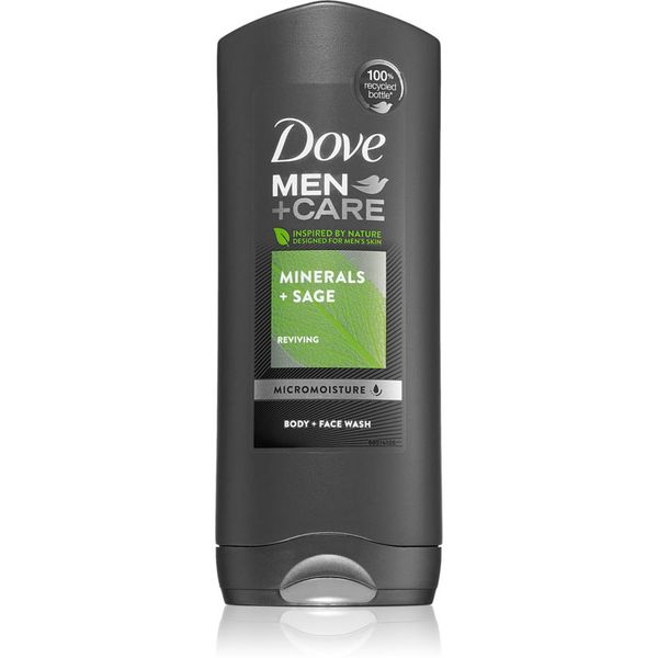 Dove Dove Men+Care Elements gel za prhanje za obraz in telo 2 v 1 400 ml