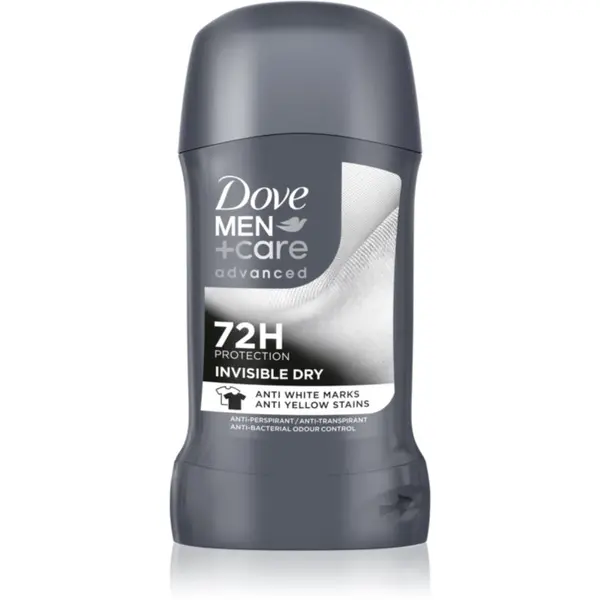 Dove Dove Men+Care Invisble Dry trdi antiperspirant proti belim madežem 50 ml