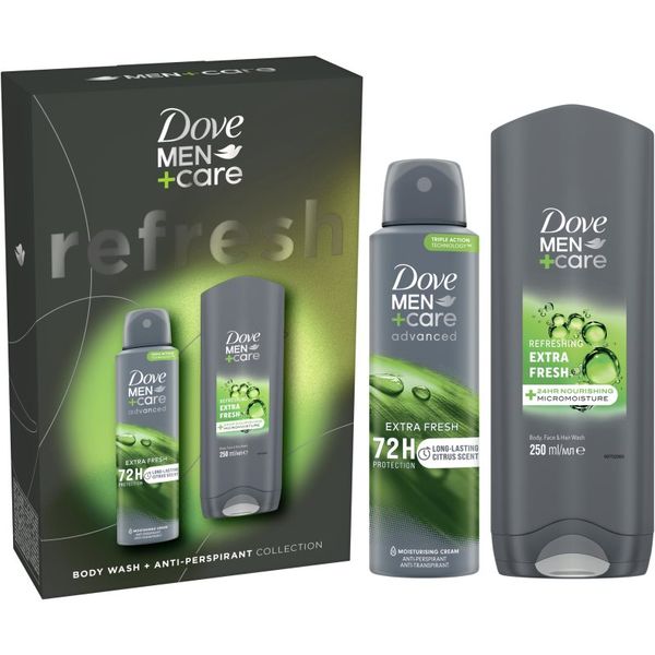 Dove Dove Men+Care Refresh darilni set Extra Fresh (za telo) za moške