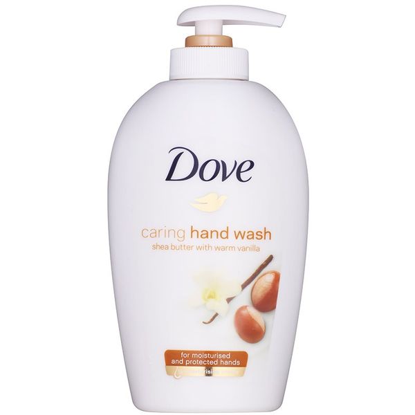 Dove Dove Purely Pampering Shea Butter tekoče milo z dozirno črpalko karitejevo maslo in vanilija 250 ml