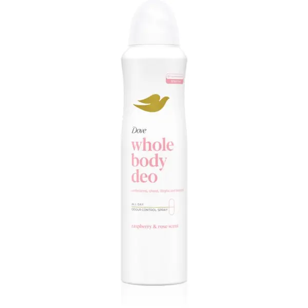 Dove Dove Raspberry & Rose deodorant v pršilu za telo 150 ml